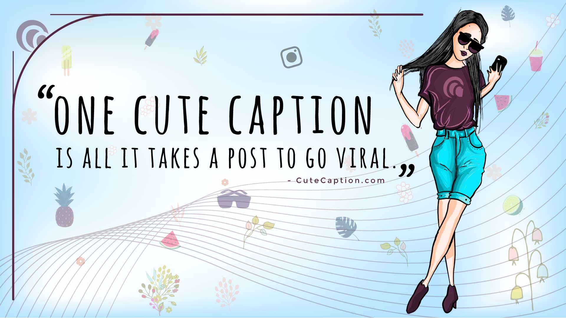 Cute captions for Instagram post