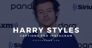 Harry Styles Instagram captions