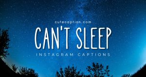 can't sleep captions for instagram