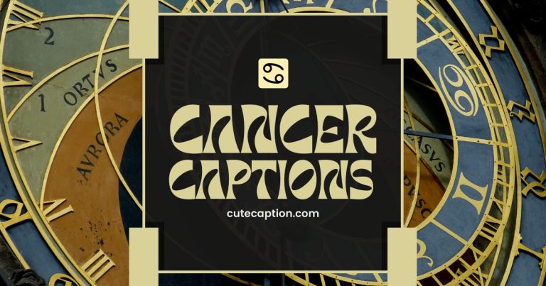 Cancer zodiac captions for Instagram