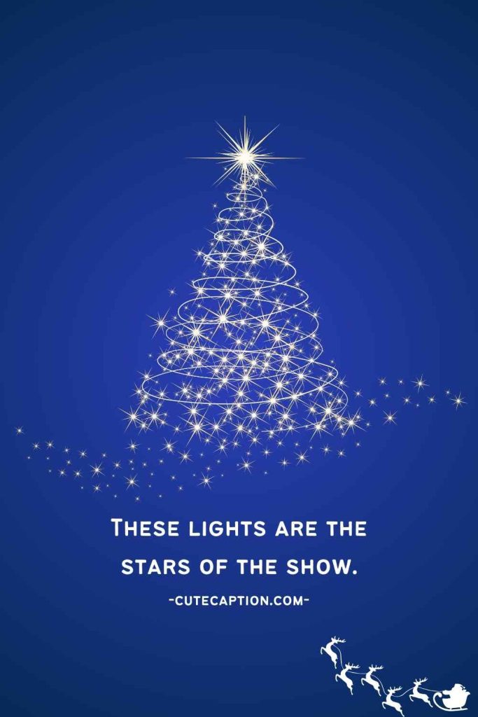 Christmas Lights Instagram Captions