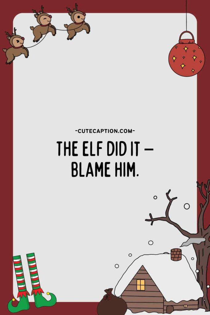 Funny Christmas Captions for Instagram