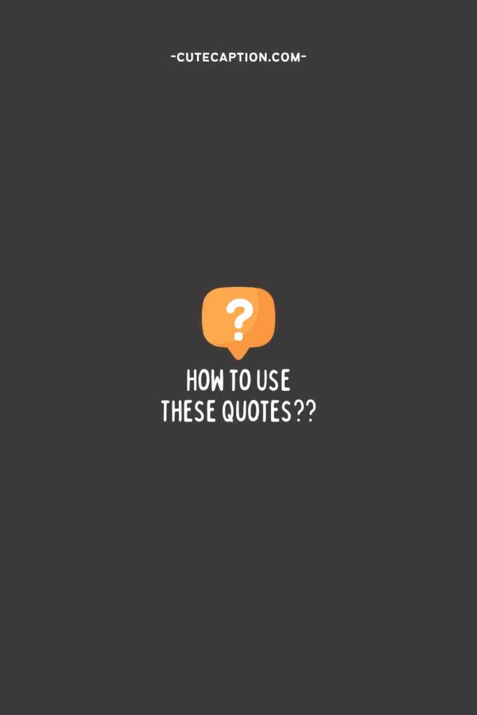 How to Use These Quotes