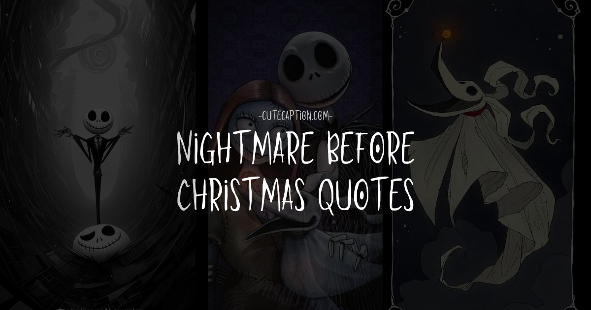 Nightmare before Christmas Quotes