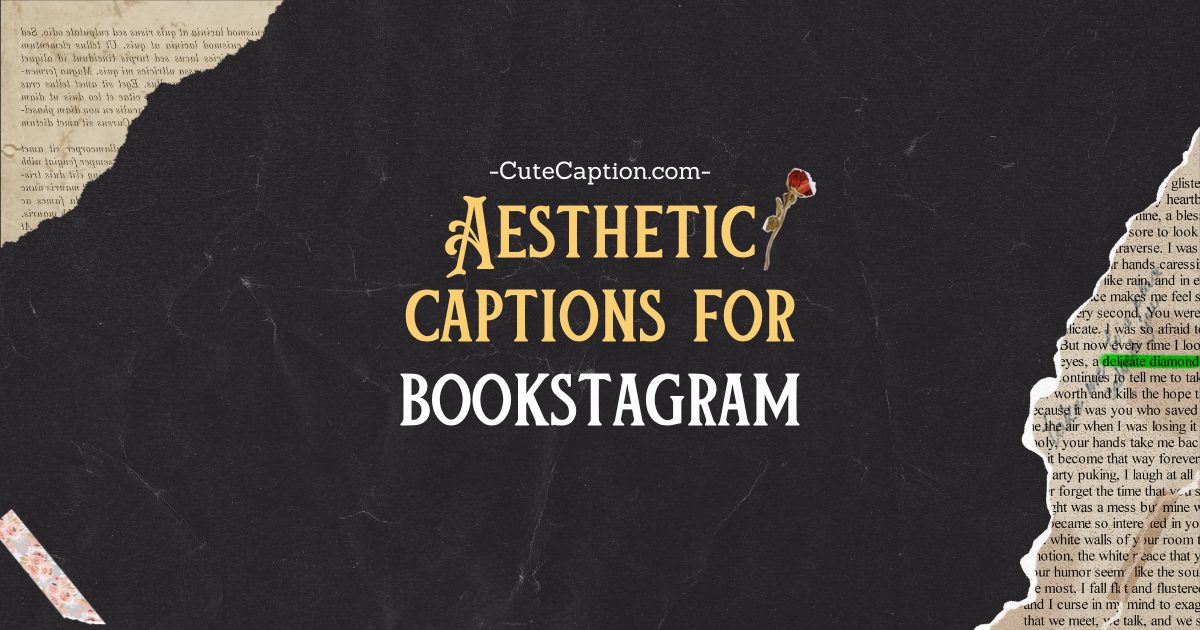 Aesthetic Captions for Bookstagram