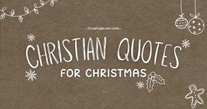 Christian Quotes for Christmas