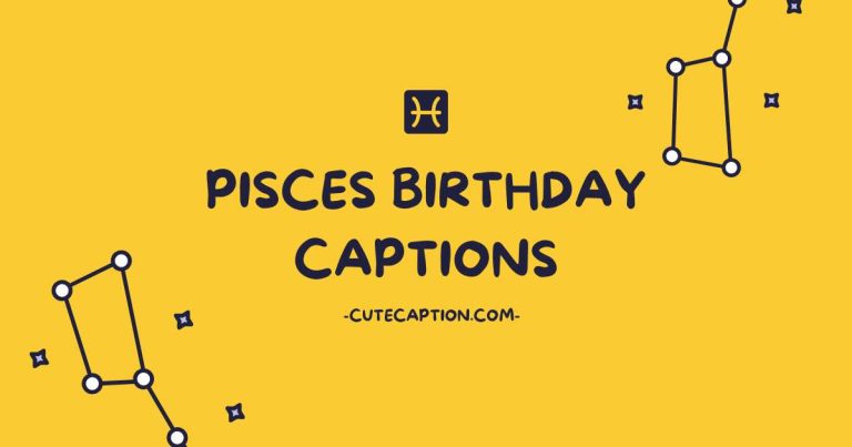 Pisces Birthday Captions